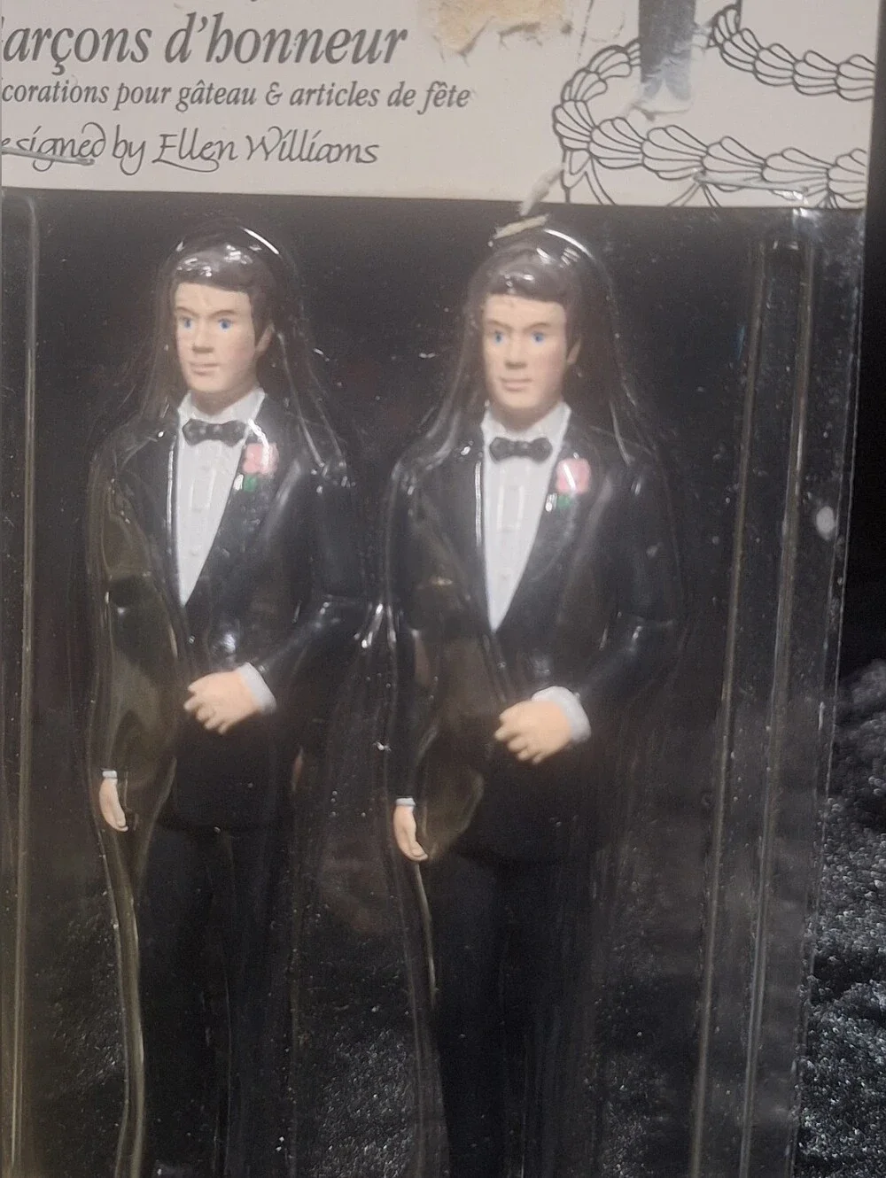Bundle: Wilton Bridesmaids & Groomsmen Cake Toppers - Bridal Figurines